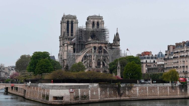 Cathédrale Notre-Dame de Paris, le 16 avril 2019 