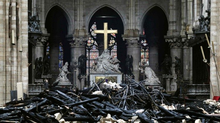 Notre Dame Cathedral's main altar survived the blaze