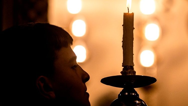 Christians attend an Orthodox Easter liturgy in Syria