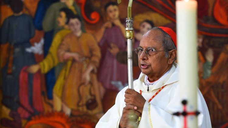Le cardinal-archevêque de Colombo, Malcolm Ranjith. 