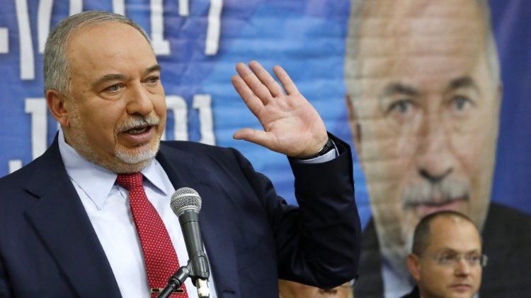  Avidgor Lieberman, ancien homme de confiance de Benjamin Netanyahou devenu son ennemi juré.  