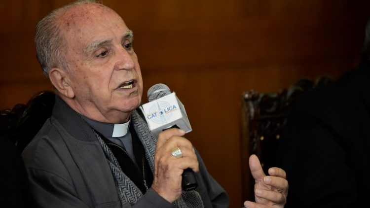 Mgr Eugenio Arellano, président de la Conférence épiscopale équatorienne, évêque d'Esmeraldas 
