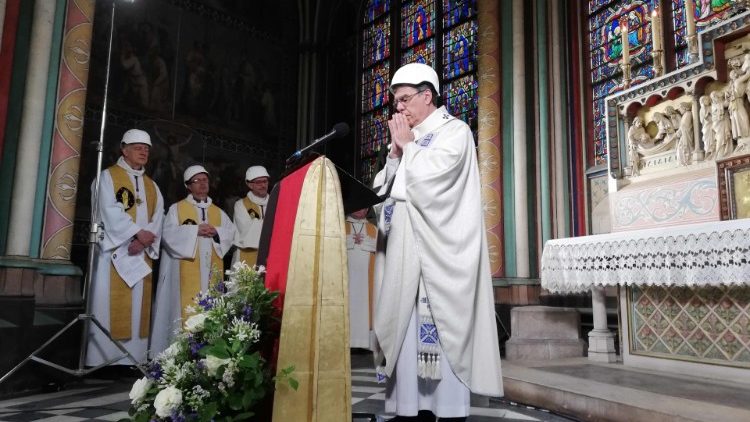 Erzbischof Michel Aupetit in der Pariser Notre-Dame