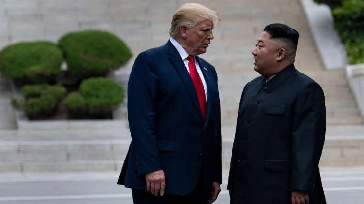 Доналд Тръмп и Ким Чен-ун, 30 юни 2019