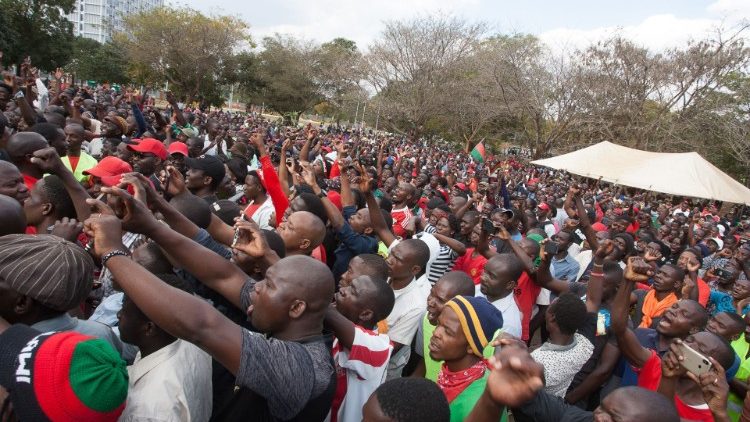Manifestations de Malawites devant le siège du Parlement