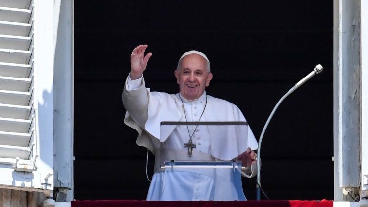 教皇フランシスコ、2019年7月14日、バチカンでの日曜正午の祈り