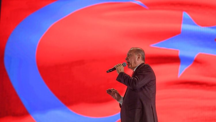 Discours du président Erdogan lors des commémorations du coup d'État de 2016