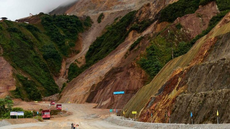 Ecuadors größte Kupfermine, das auch ein chinesisches Projekt ist