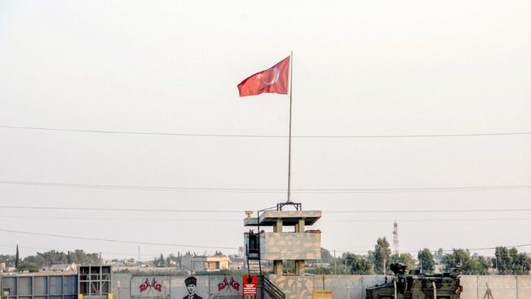 موقع عسكري تركي على الحدود مع سورية