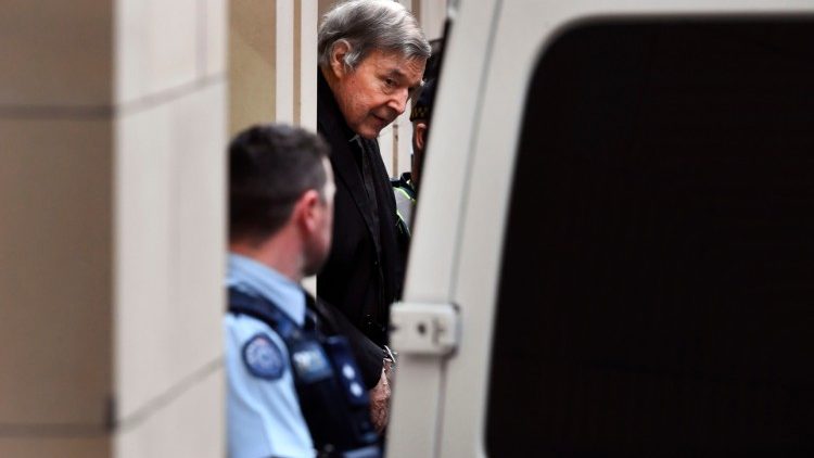 Cardinal Pell leaves the Supreme Court of Victoria on Wednesday