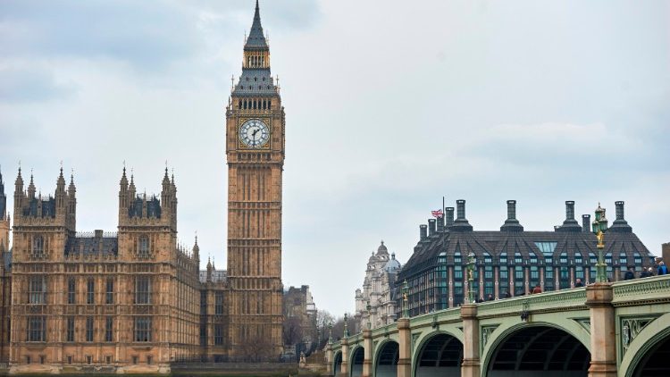 Il Palazzo di Westminster a Londra, sede del Parlamento 