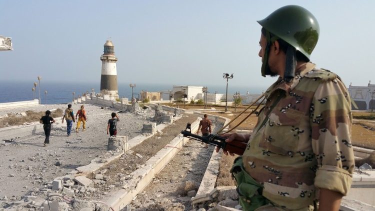 Yemeni soldier in Aden