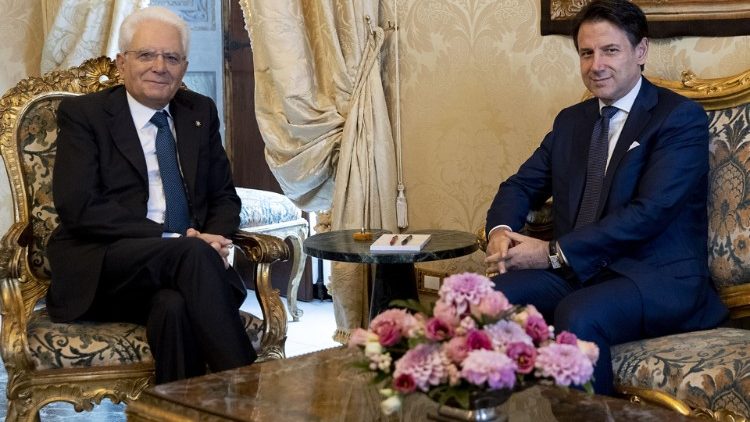 Colloquio in Quirinale tra il presidente della Repubblica Mattarella e il premier incaricato Conte