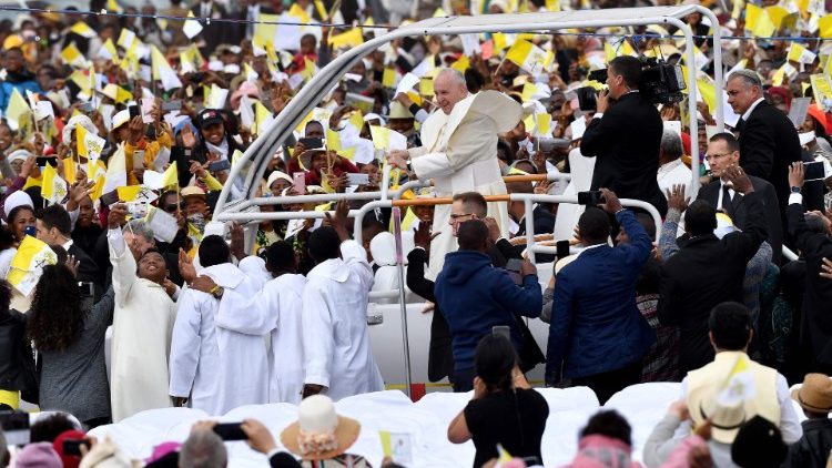 Papežova loňská návštěva Madagaskaru