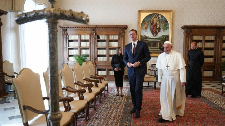 Popiežius ir Serbijos prezidentas