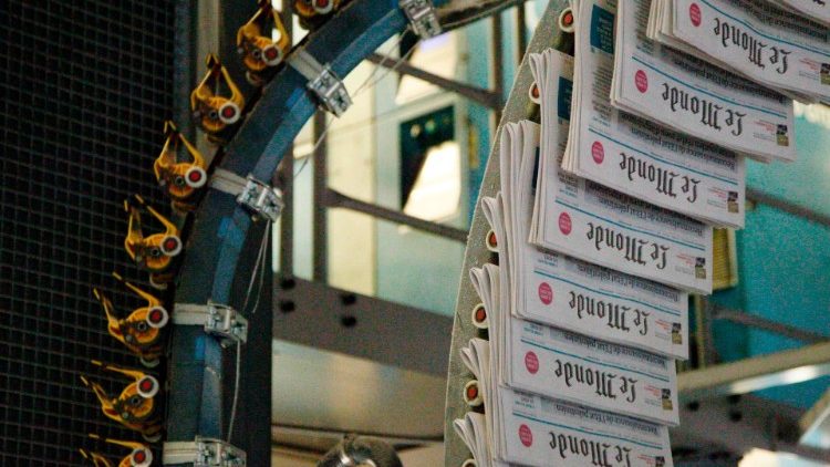 French newspaper in print (file photo)
