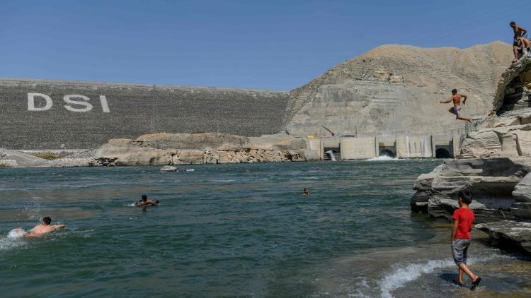 Staudamm in der Nähe von Mardin
