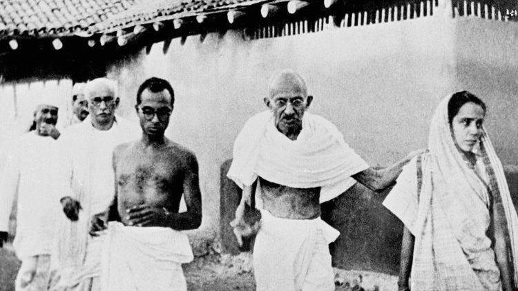 Photo de Mahamat Gandhi en 1948