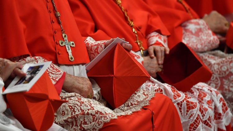 Kardinaler under ett konsistorium 