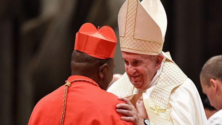 Kardinal Ambongo Besungo under konsitoriet 2019 