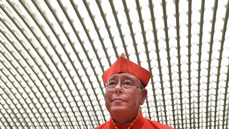 Cardinal Jean-Claude Hollerich, archevêque de Luxembourg, président de la COMECE, au Vatican le 5 octobre 2019