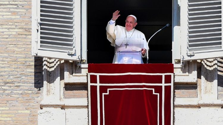 教皇フランシスコ、2019年10月6日、バチカンでの日曜正午の祈り