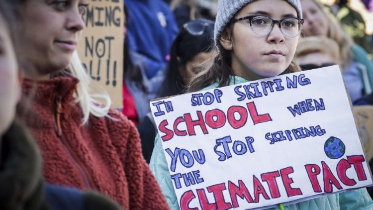 Junge Klimaaktivisten in Denver, USA