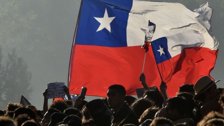 Manifestations contre le gouvernement à Santiago du Chili