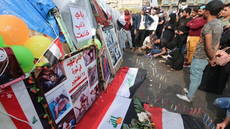 Iraqis in Baghdad mourn protesters killed in anti-government rallies