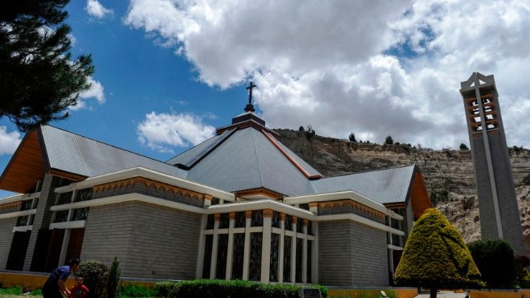 Cathédrale Notre-Dame de Lujan, à La Paz, la capitale bolivienne, le 2 décembre 2019