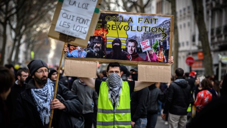 Protesty na ulicach Lyonu