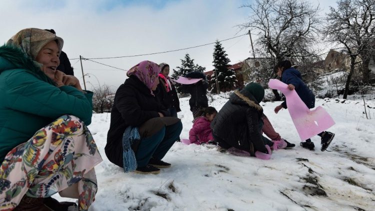 Der Winter erschwert die ohnehin schon prekären Lebensbedingungen für die Flüchtlinge auf Lesbos