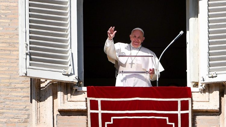 Pope Francis during Angelus