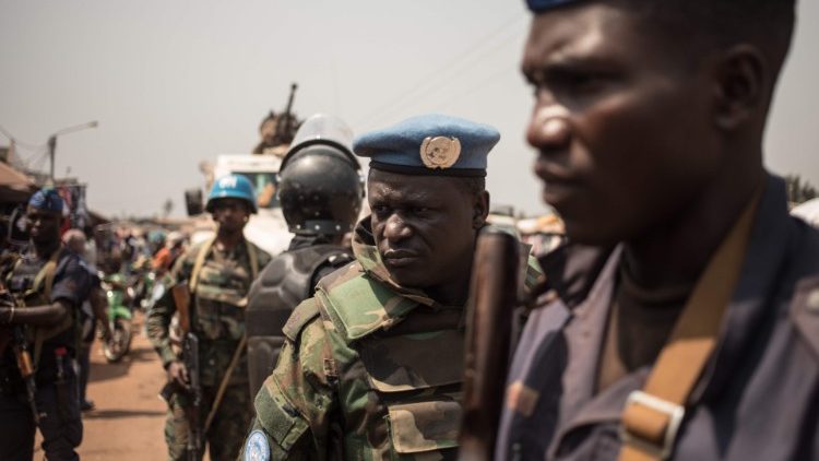 Soldati della missione Minusca in Centrafrica (Florent Vergnes / AFP)