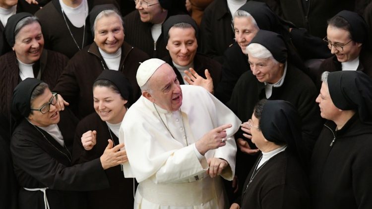 Pope Francis during the General Audience