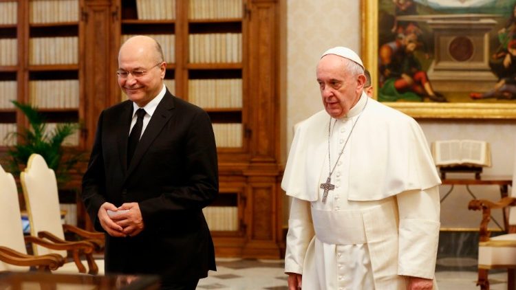 Popiežius ir Irako prezidentas