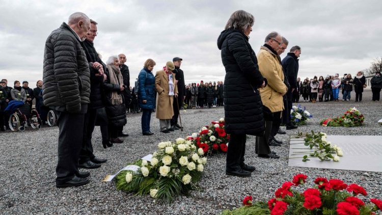 Archivbild: Gedenkfeier beim früheren KZ Buchenwald