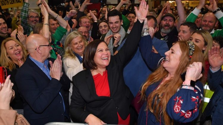 La leader di Sinn Fein, Mary Lou McDonald