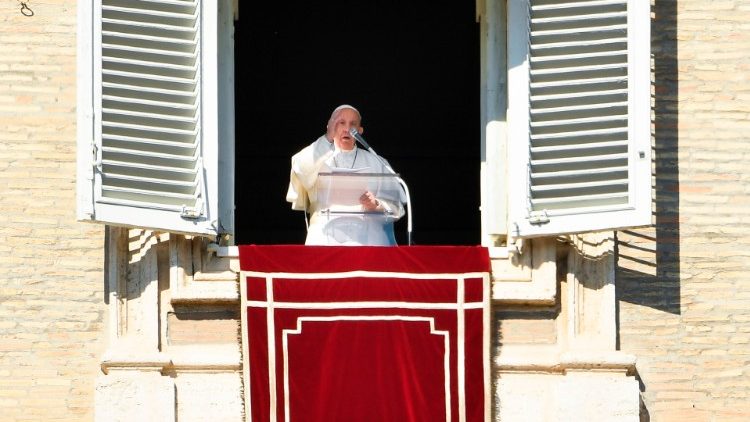 教皇フランシスコ、2020年2月16日、バチカンでの日曜正午の祈り