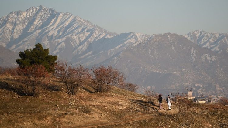Berge am Qargha-See in der Nähe von Kabul