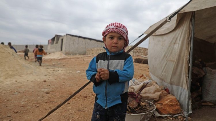 Сирийско дете в бежански лагер, 23.02.2020