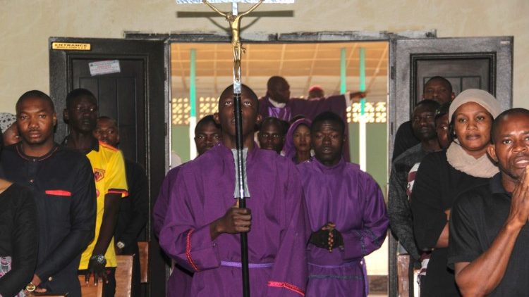 Slávenie Popolcovej stredy v Katedrále sv. Patrika v nigérijskom Maiduguri