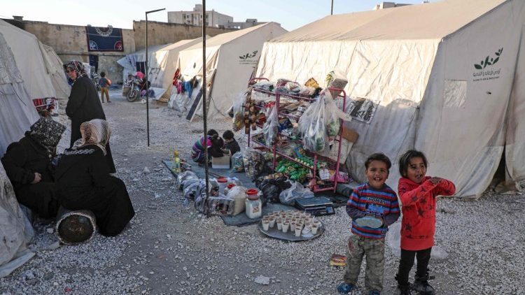 Bimbi siriani nei campi profughi