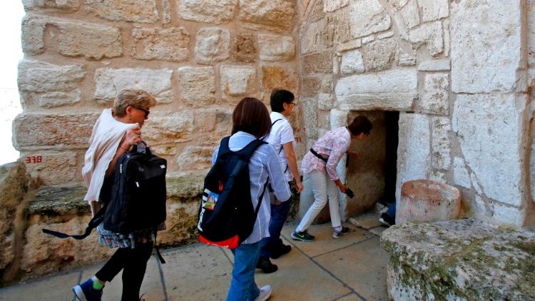 Zugang zur Geburtskirche in Bethlehem