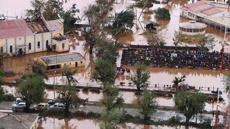 Destruição e inundações pelo Ciclone Idai, no centro de Moçambique