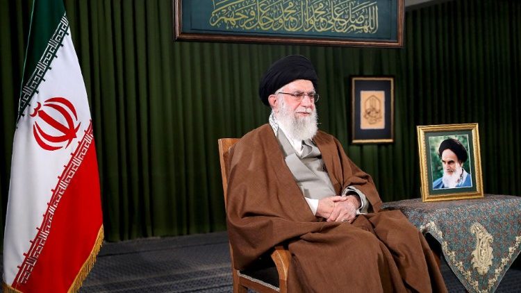 Der Ayatollah am iranischen Neujahrsfest