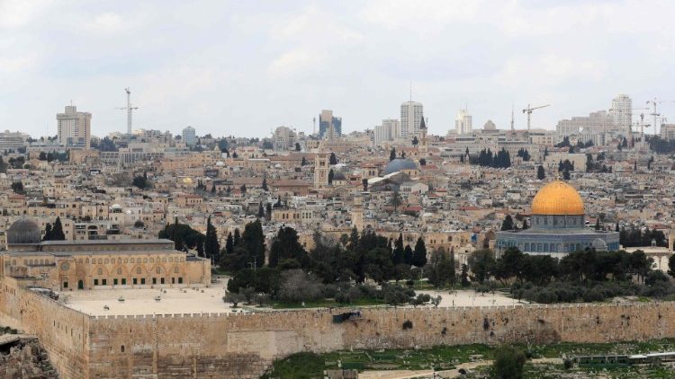 Vue sur la vieille ville de Jérusalem