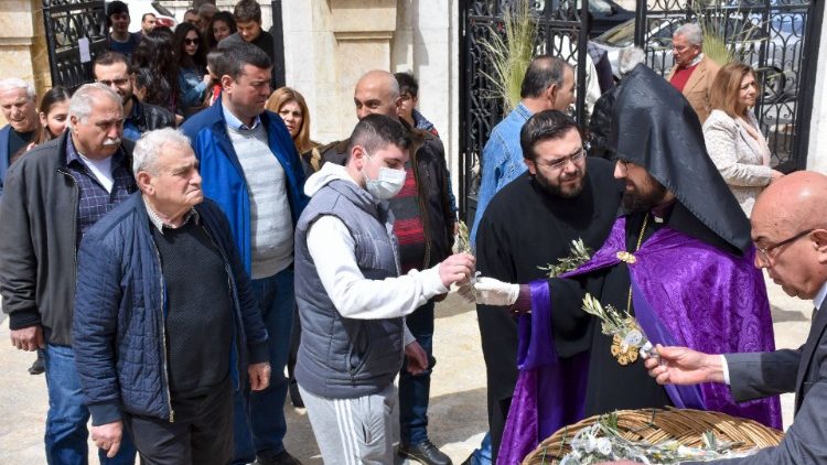 Verbų sekmadienis Damasko armėnų ortodoksų parapijoje