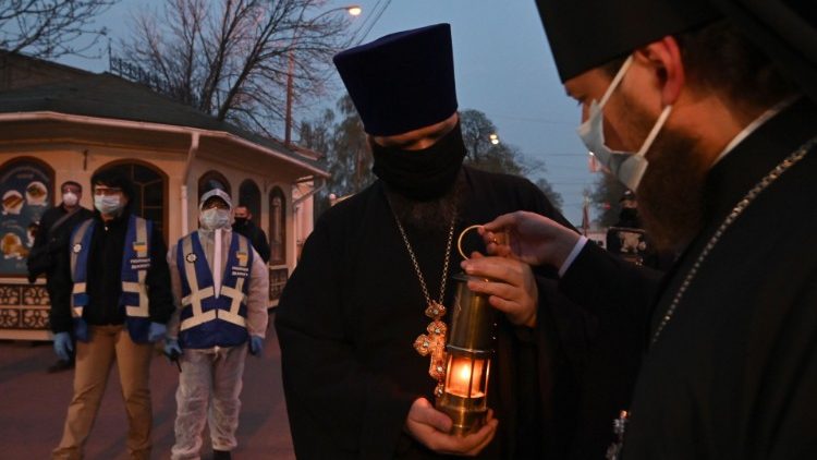 Jeruzalės Velykų ugnis Ukrainoje