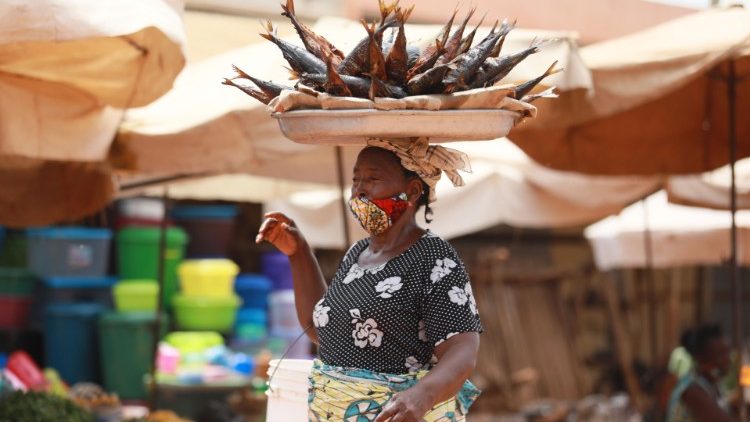 Mercado público em Lomé